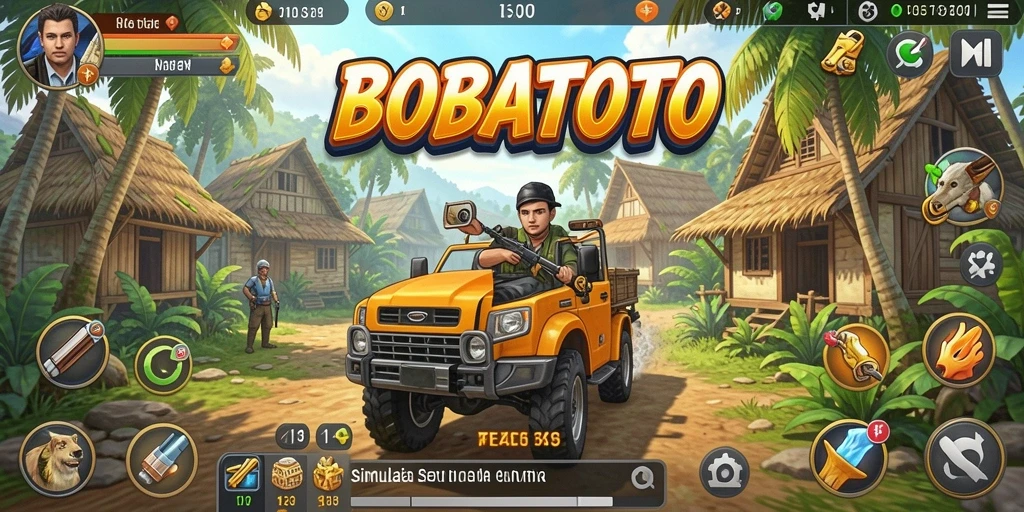 Gameplay BOBATOTO yang menampilkan interaksi dan eksplorasi.