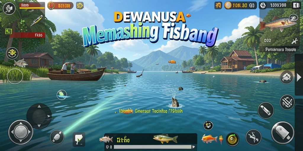 Tangkapan ikan terbaik dalam DEWANUSA dengan latar belakang yang indah.
