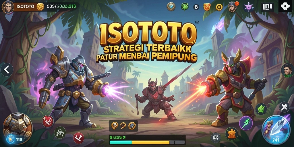 Tampilan menarik dari gameplay ISOTOTO yang menantang strategi.