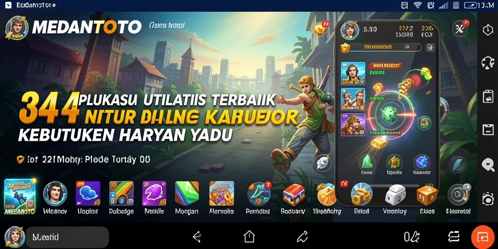 Tampilan aplikasi MEDANTOTO yang menarik dan fungsional.