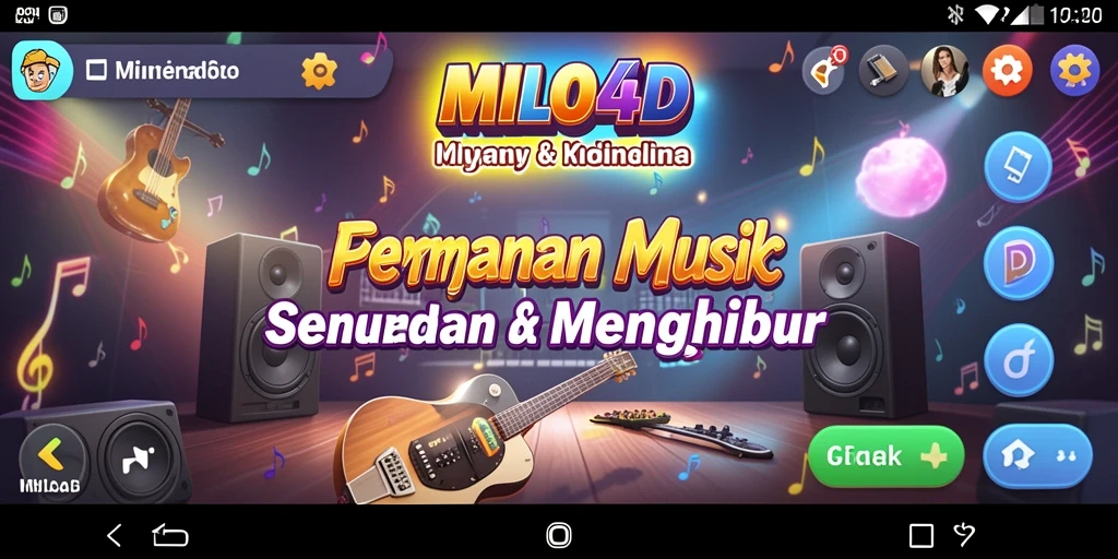 Tampilan gameplay <strong>MILO4D</strong> yang seru dan penuh warna.