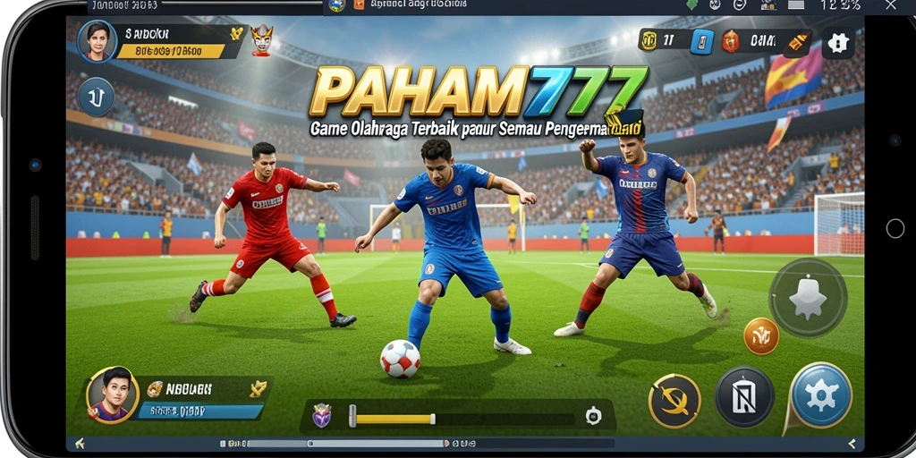Tampilan gameplay seru PAHAM777 dengan berbagai mode olahraga.