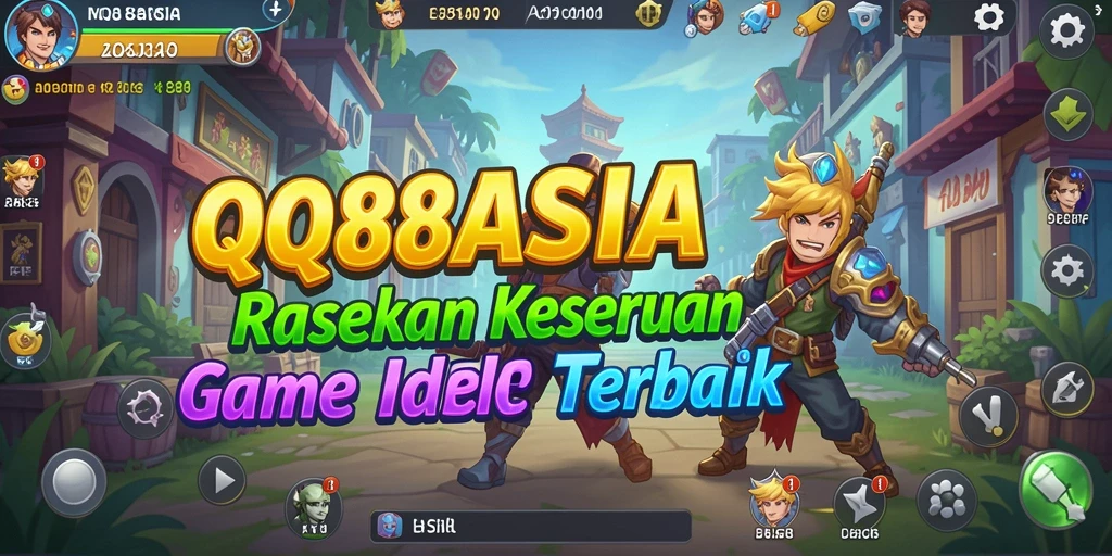 Tampilan gameplay <strong>QQ88ASIA</strong> yang seru dan penuh aksi Idle.