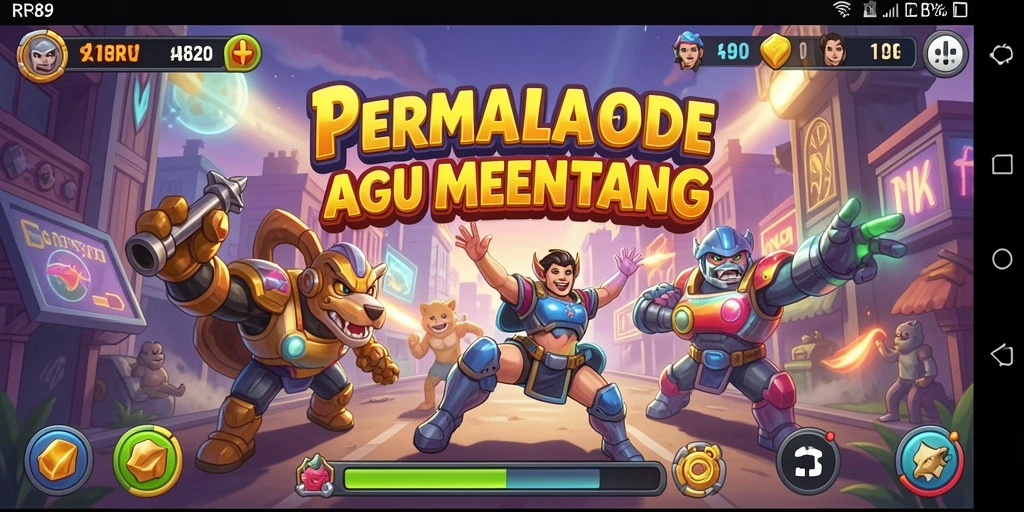 Tampilan gameplay RR89 yang seru dan penuh tantangan.