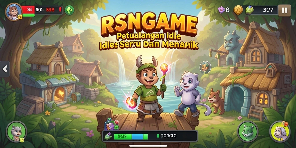 Tampilan gameplay RSNGAME yang seru dan mengasyikkan.