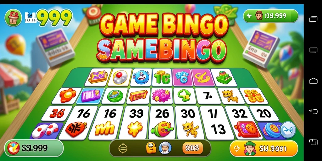 Tampilan gameplay Bingo yang menarik dan penuh warna dalam SL999.